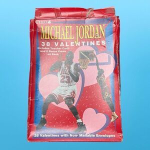 Vintage Michael Jordan Original 1991 Cleo Valentines Day Cards in Box